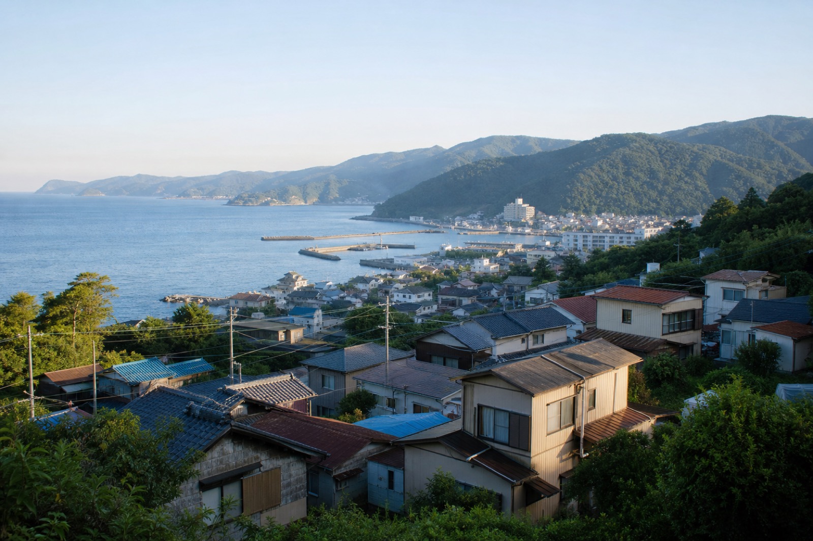 izu sea town view