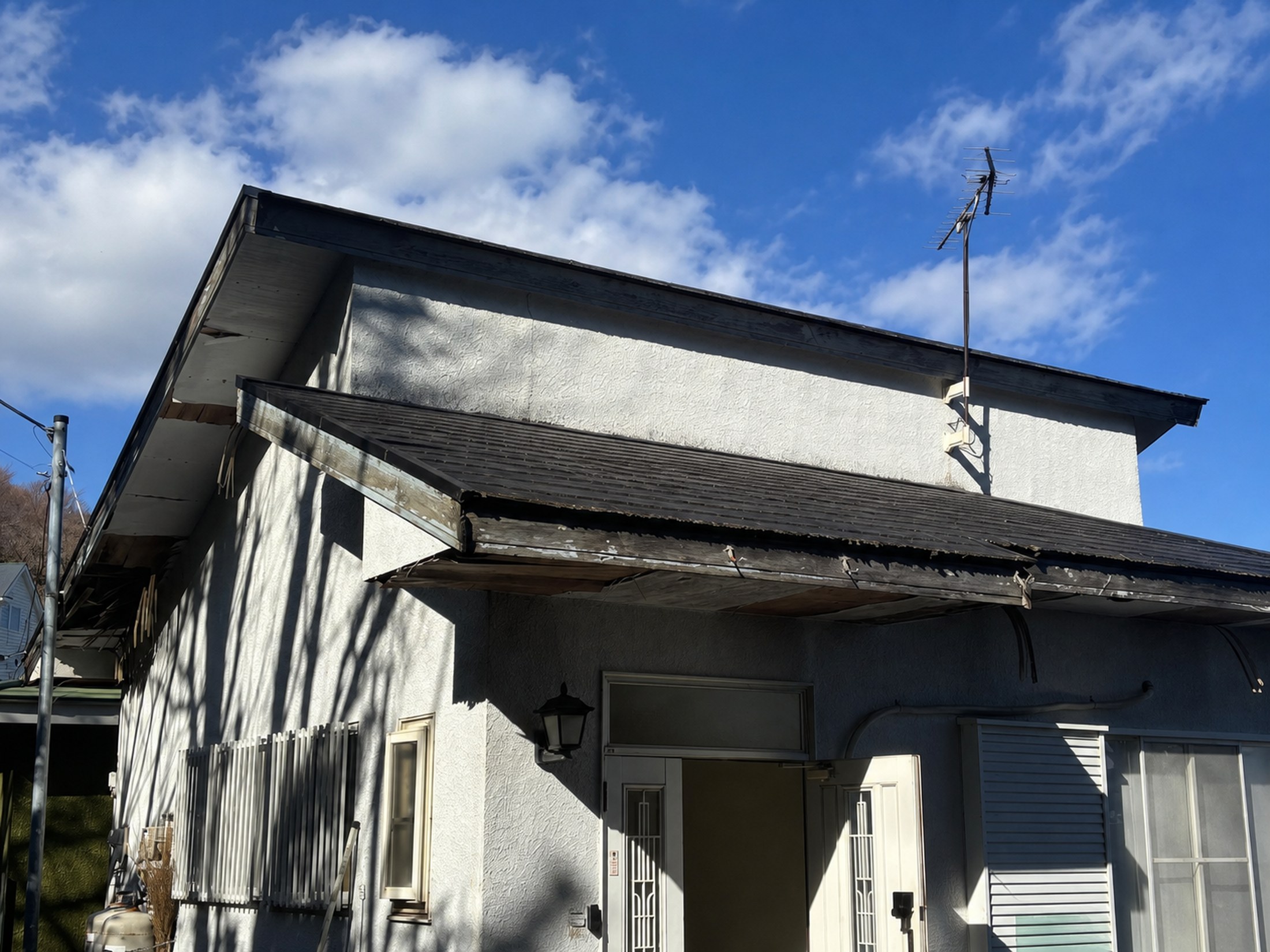 購入した頃の100万円の家の外観